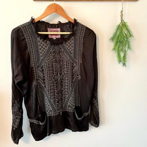 Johnny Was embroidered top